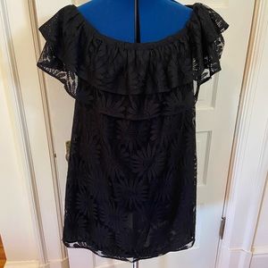Jade by Melody Tan Lace black dress size Large